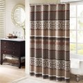 Madison Park Madison Park MP70-3040 Princeton Jacquard Shower Curtain; Red - 72 x 72 in. MP70-3040